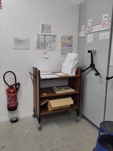 Pour suivre le chantier : le cahier de suivi, le plan d'implantation, le plan de retablettage